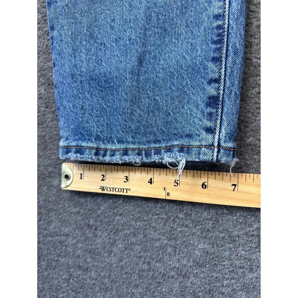 Levi's 501 Original Fit Jeans Men 30 Blue Straight Leg Button Fly Denim Academia